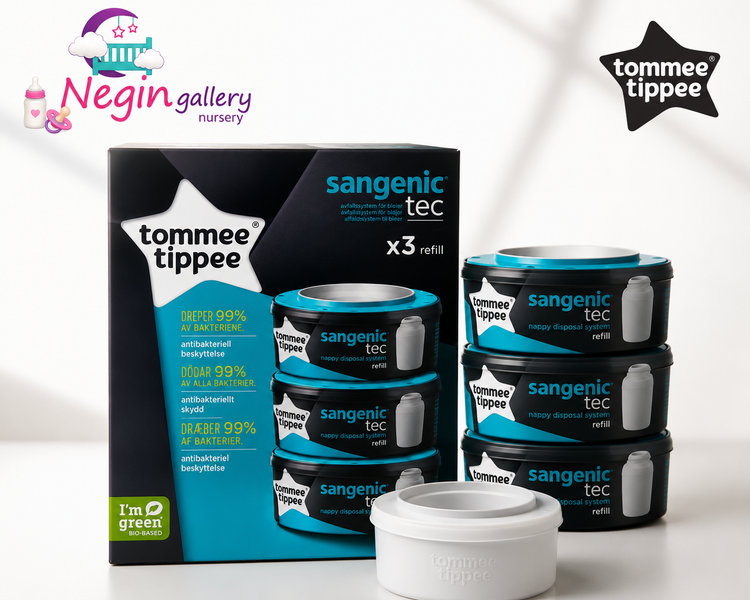کاست سطل پوشک تامی تیپی Tommee Tippee Sangenic Tec بسته 3 عددی