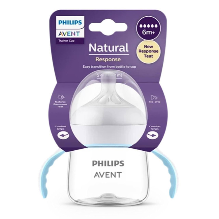 شیشه شیر دستهدار فیلیپس اونت مدل Natural Response SCF263/61 ظرفیت 150 میلیلیتر
