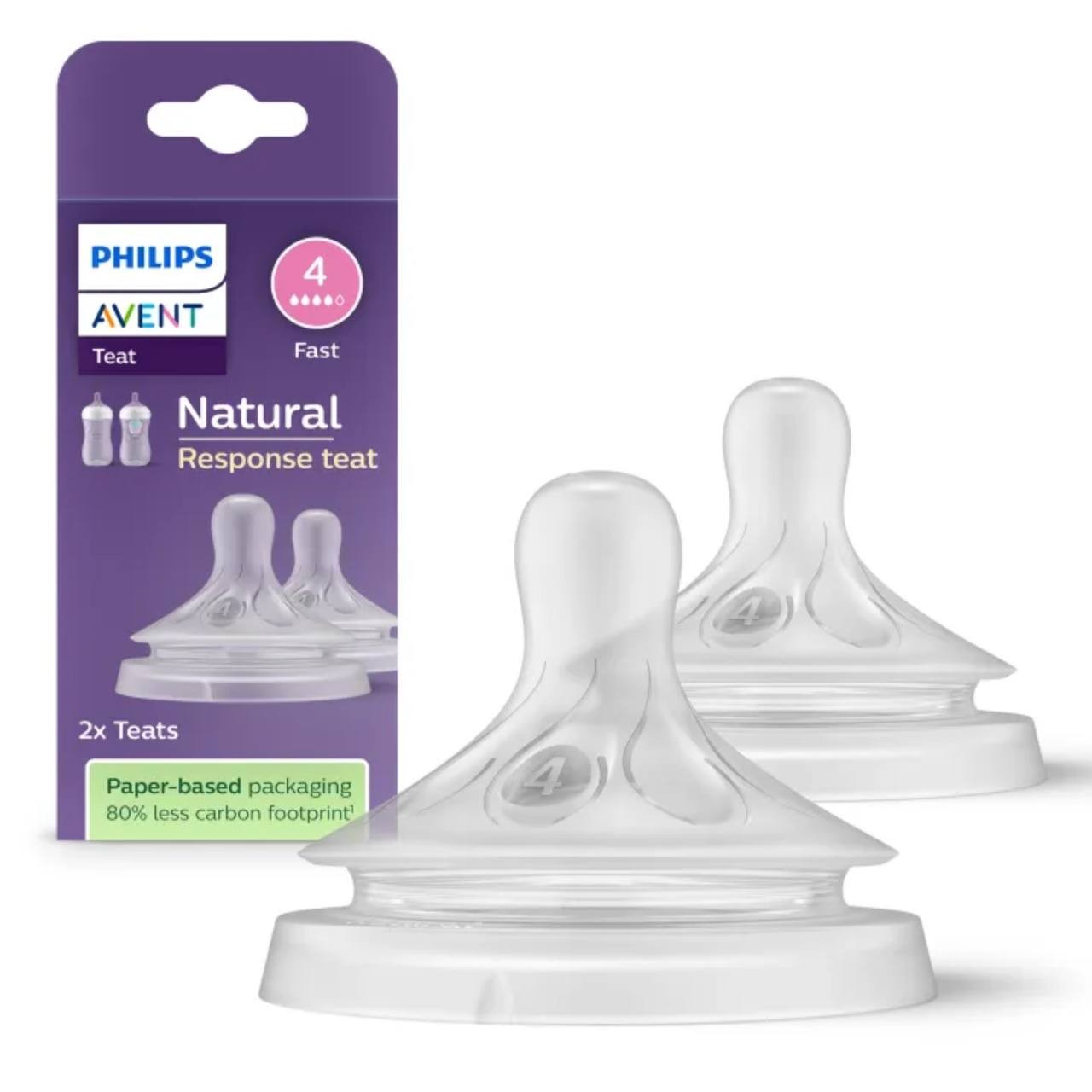 سرشیشه اونت نچرال ریسپانس شماره ۴ Philips Avent Natural Response Flow 4